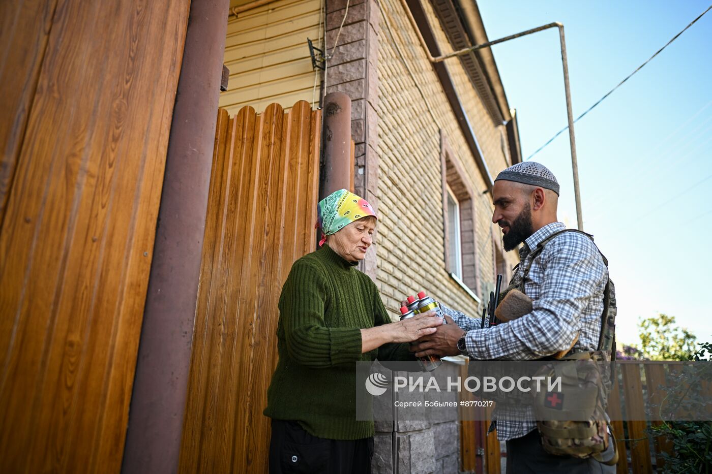 Доставка гумпомощи в село Большое Солдатское Курской области