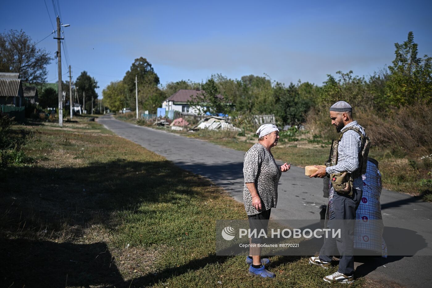 Доставка гумпомощи в село Большое Солдатское Курской области