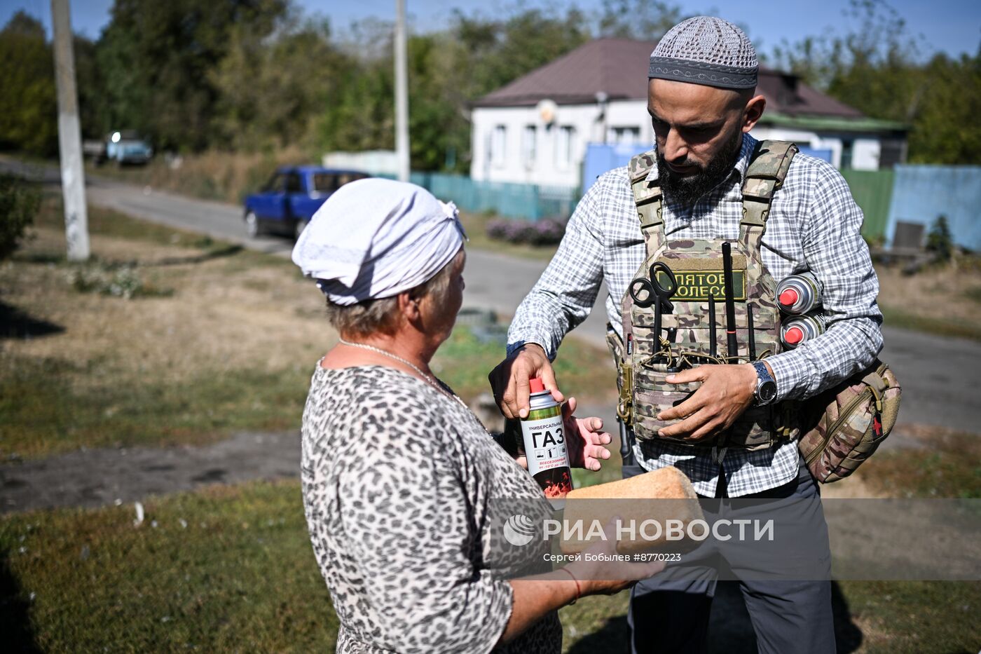 Доставка гумпомощи в село Большое Солдатское Курской области