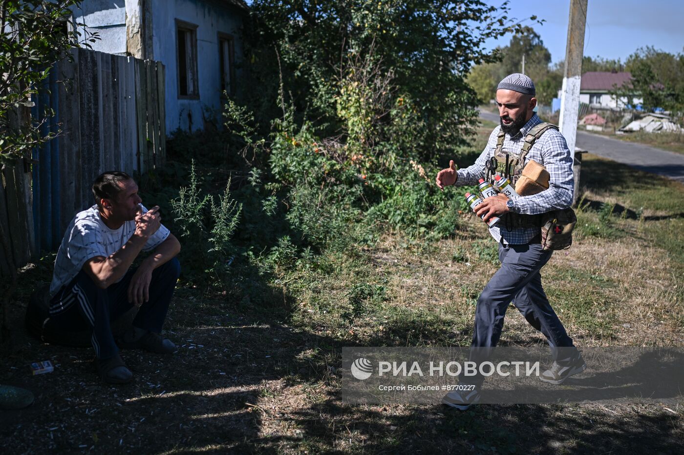 Доставка гумпомощи в село Большое Солдатское Курской области