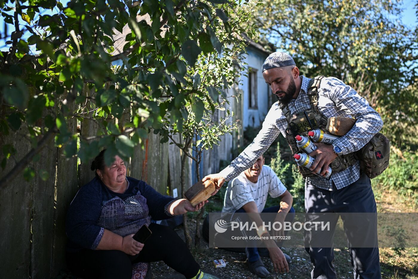 Доставка гумпомощи в село Большое Солдатское Курской области