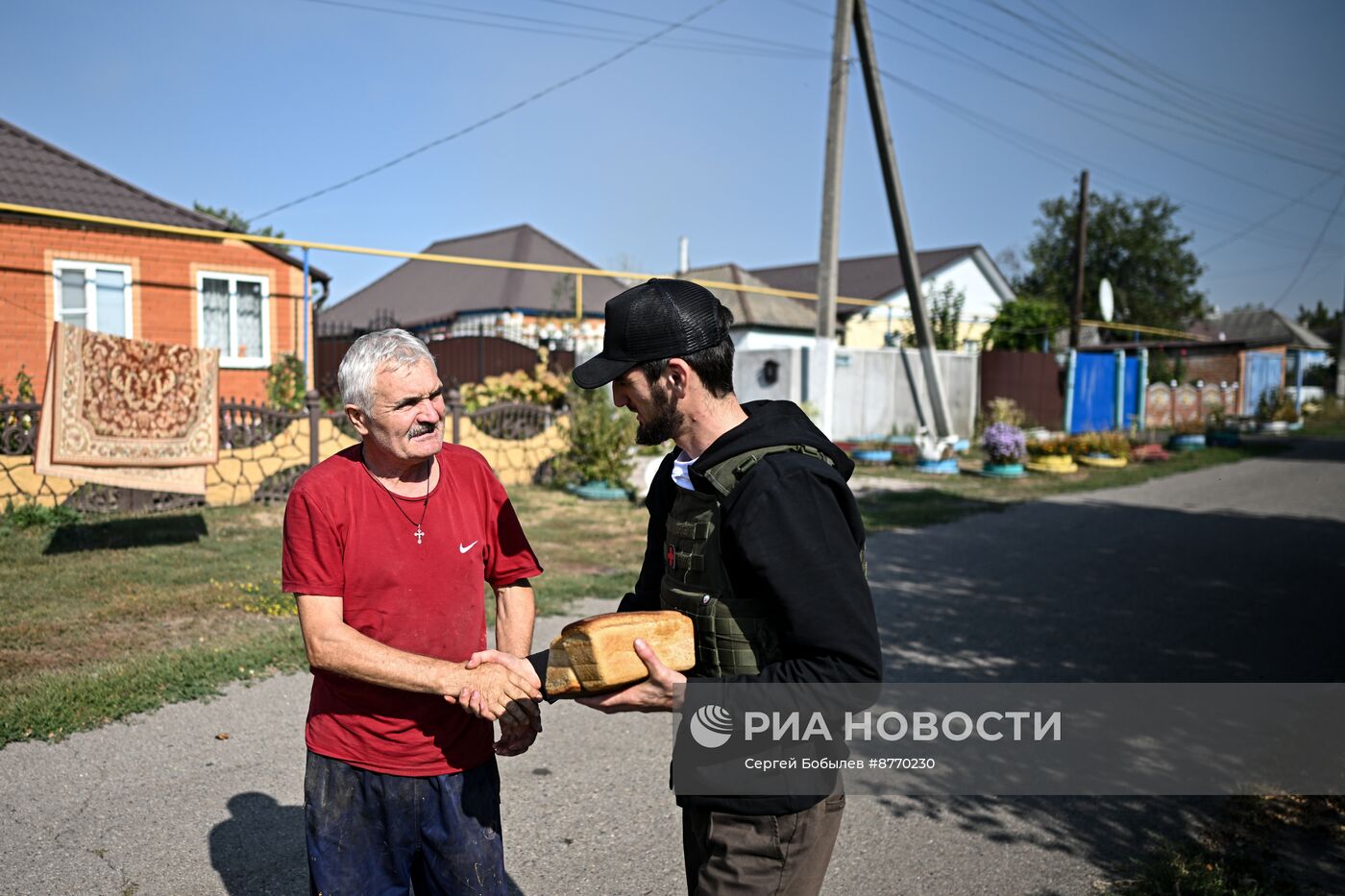 Доставка гумпомощи в село Большое Солдатское Курской области