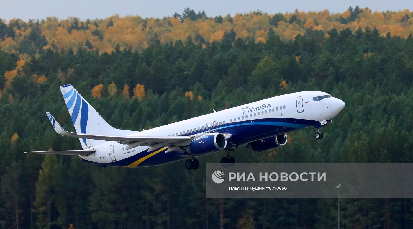 Споттинг в международном аэропорту Красноярска