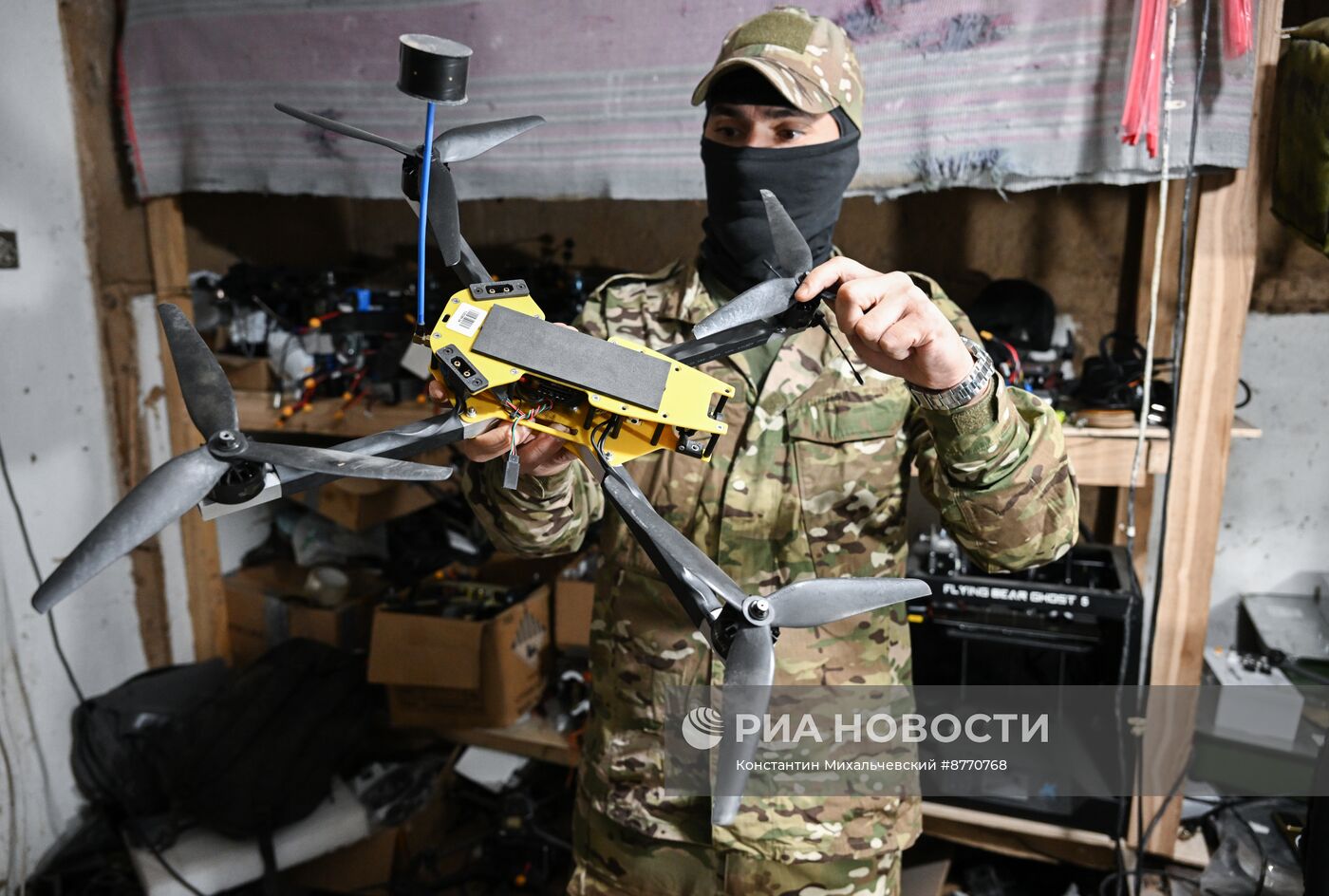 Подготовка подразделения FPV-разведроты 291-го полка ВС РФ к боевым задачам