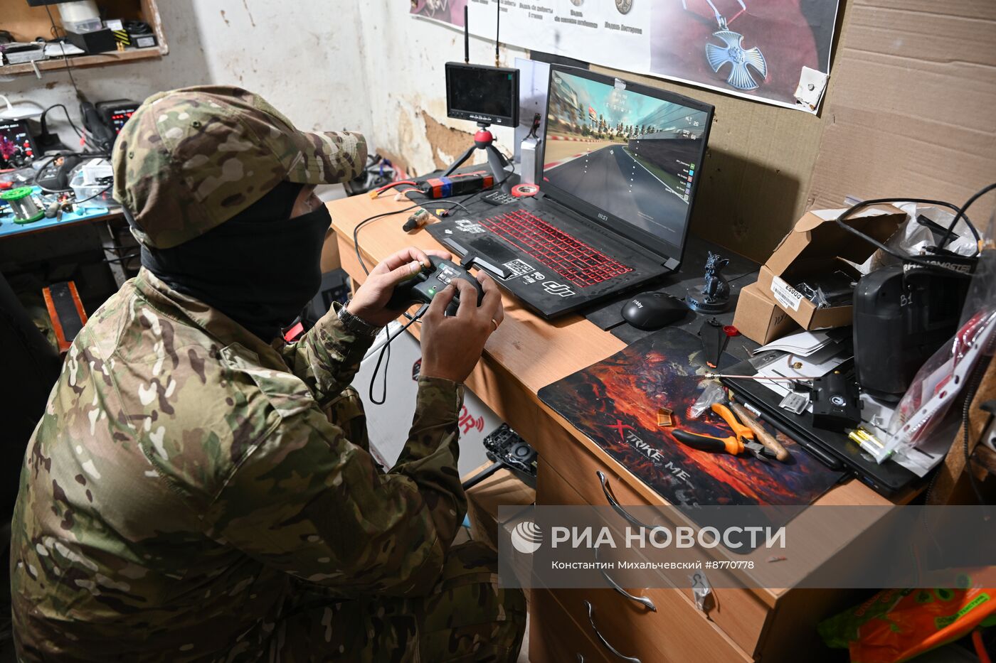 Подготовка подразделения FPV-разведроты 291-го полка ВС РФ к боевым задачам