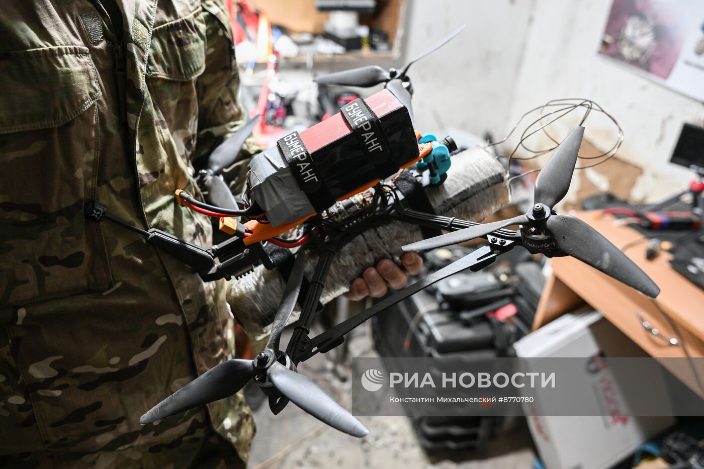 Подготовка подразделения FPV-разведроты 291-го полка ВС РФ к боевым задачам