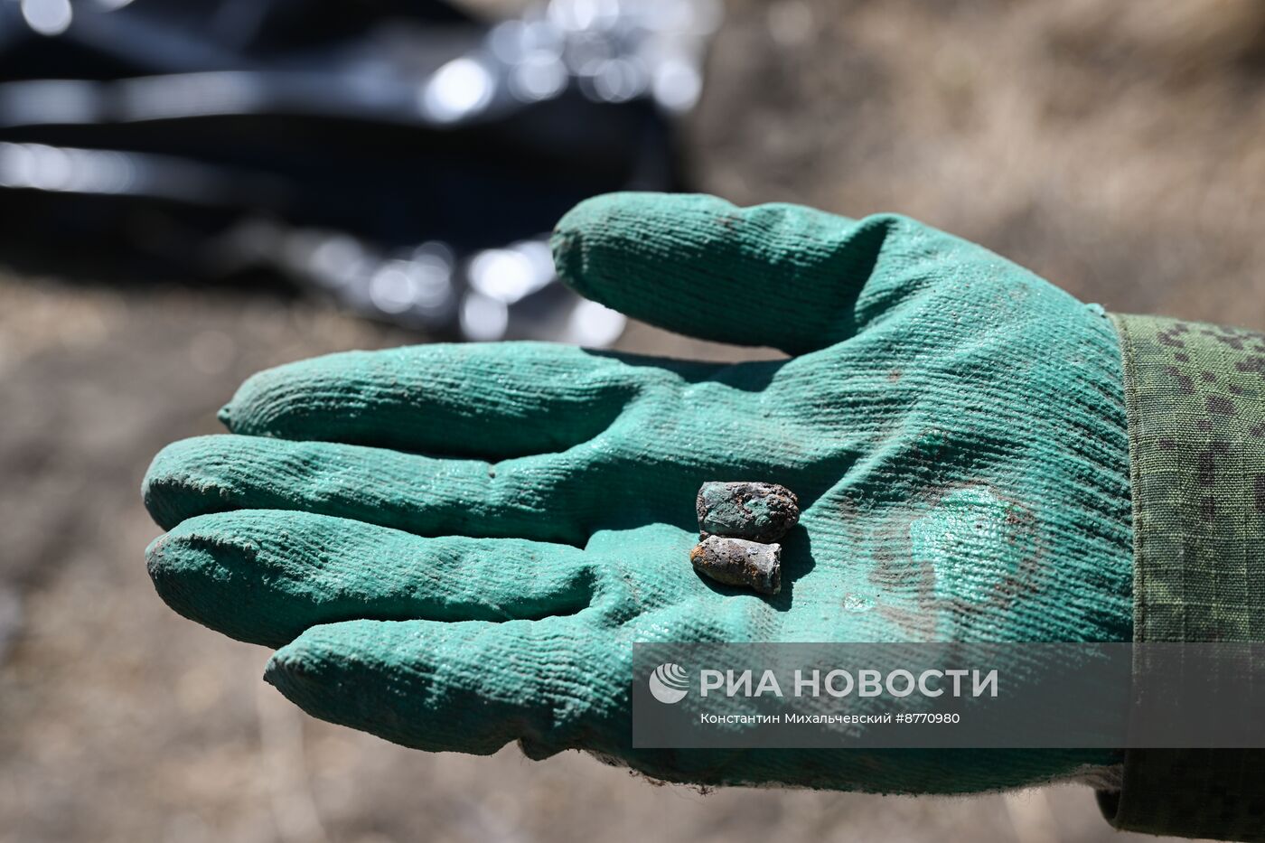 Эксгумация останков мирных жителей, убитых немецкими солдатами в 1941 году