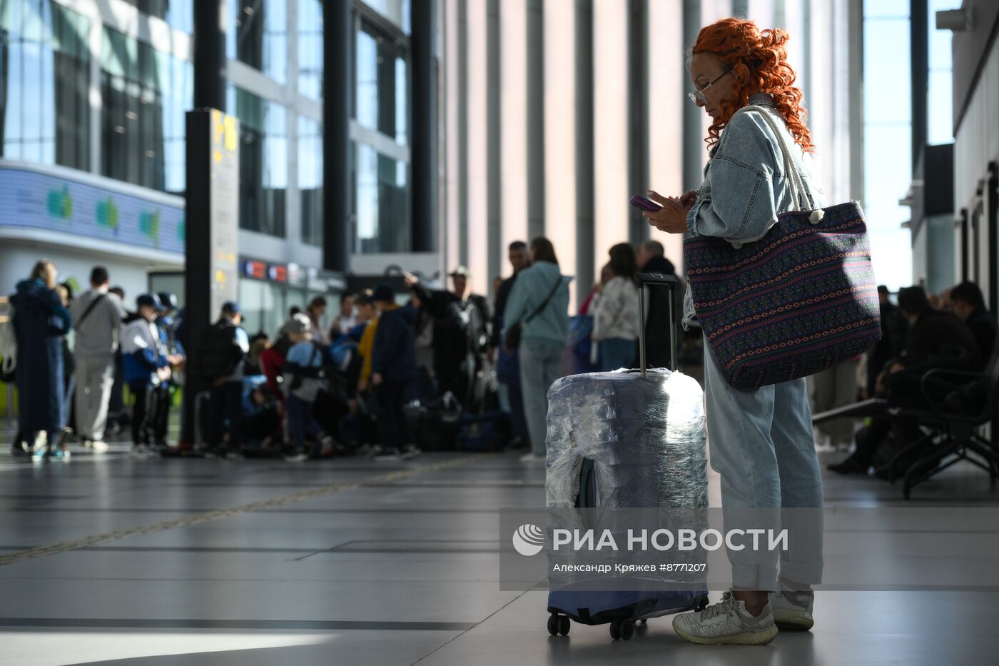 Международный аэропорт "Толмачево" в Новосибирске