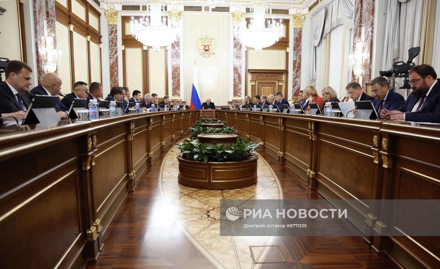 Премьер-министр Михаил Мишустин провел заседание правительства РФ