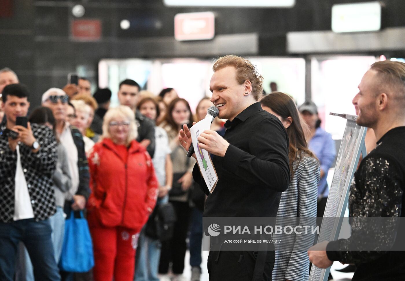 Выступление Большого Московского цирка в  метро