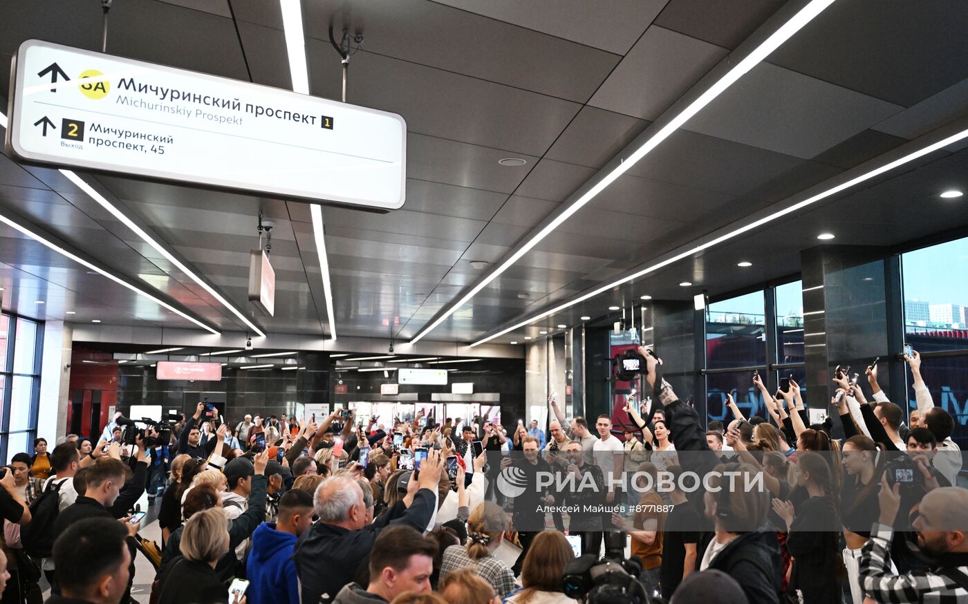 Выступление Большого Московского цирка в  метро