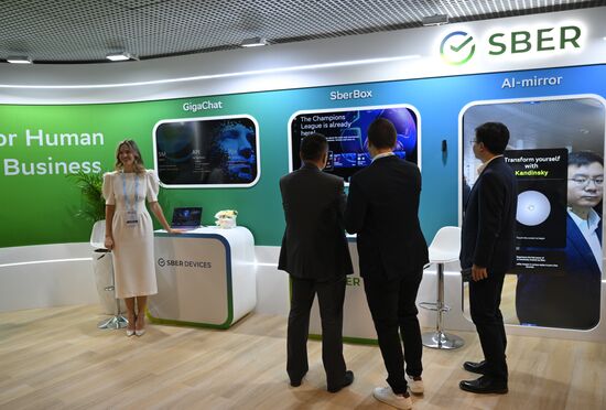 Цифровой форум БРИКС
Стенд Сбербанка. Технопарк имени А. С. Попова
Место: Россия, Республика Татарстан, Иннополис. Автор: Максим Блинов. Цифровой форум БРИКС