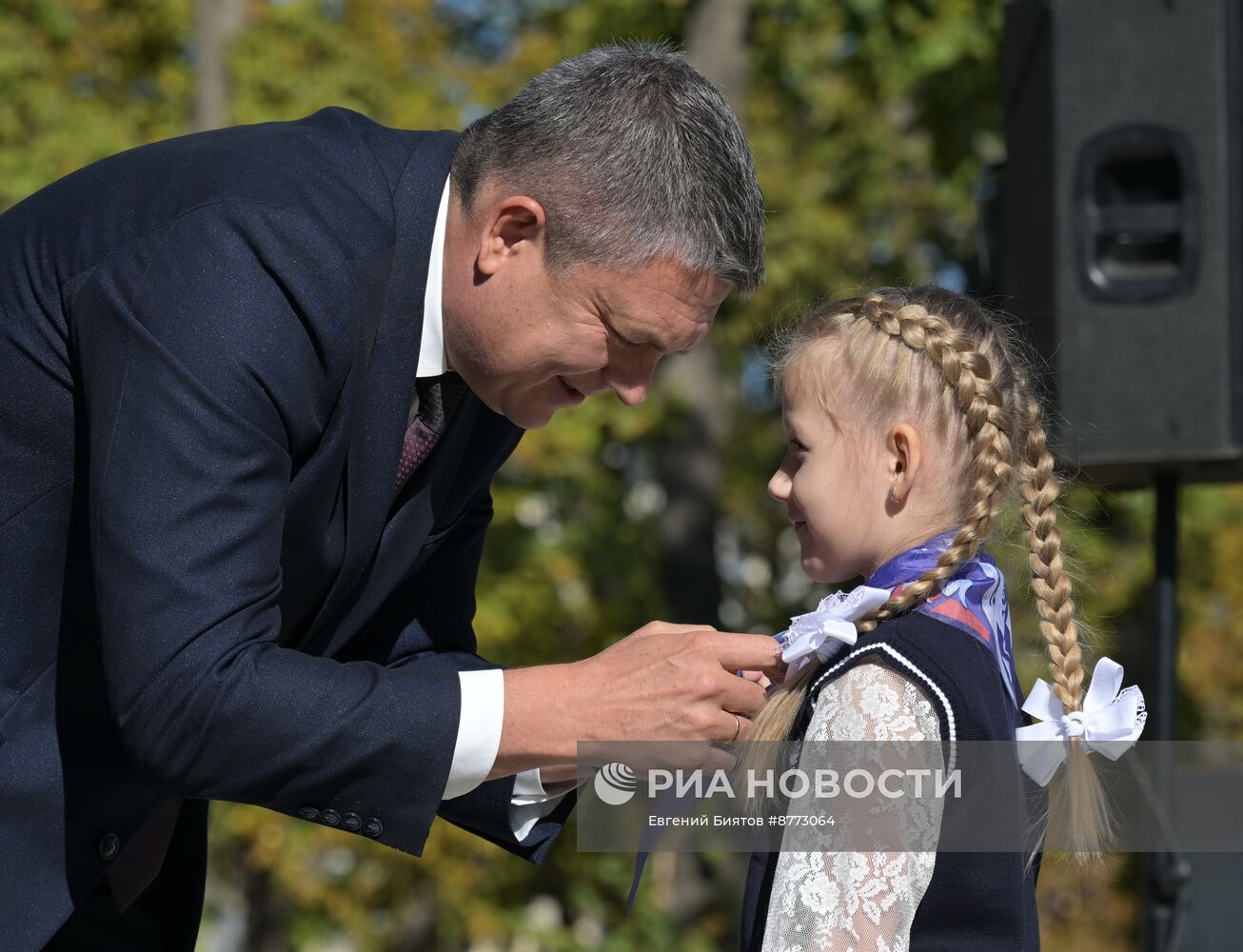 Посвящение учащихся начальных классов в "Орлята-сентябрята" в ЛНР