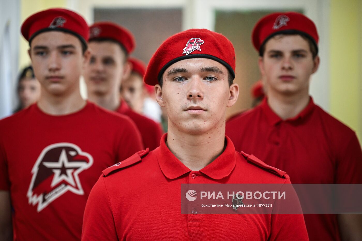 Посвящение в юнармейцы в Запорожской области