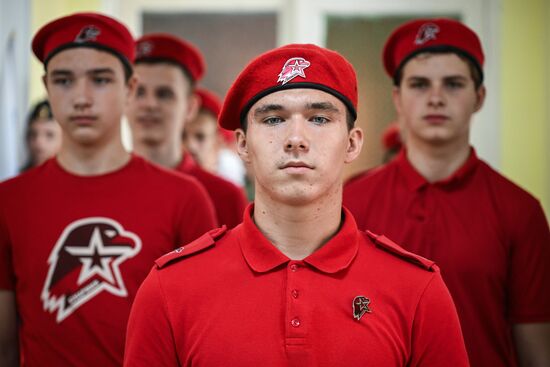 Посвящение в юнармейцы в Запорожской области