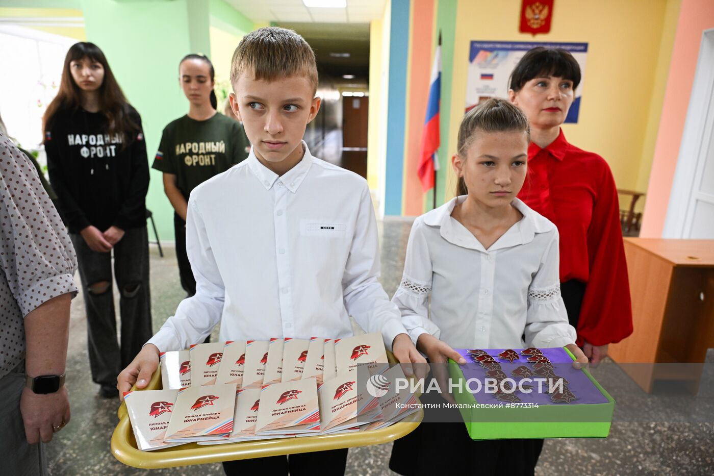 Посвящение в юнармейцы в Запорожской области