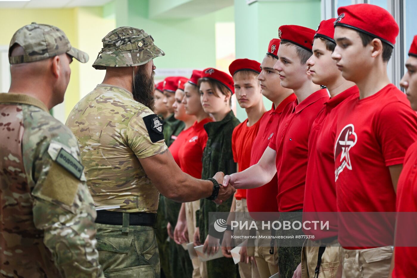 Посвящение в юнармейцы в Запорожской области