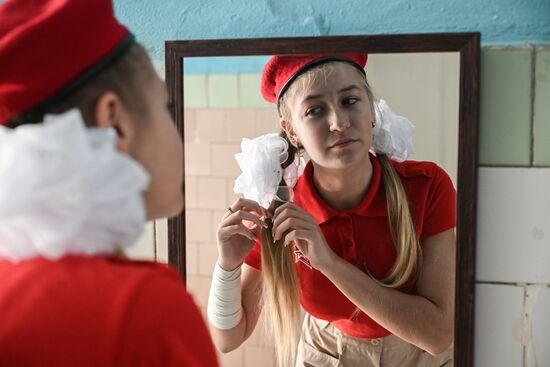 Посвящение в юнармейцы в Запорожской области