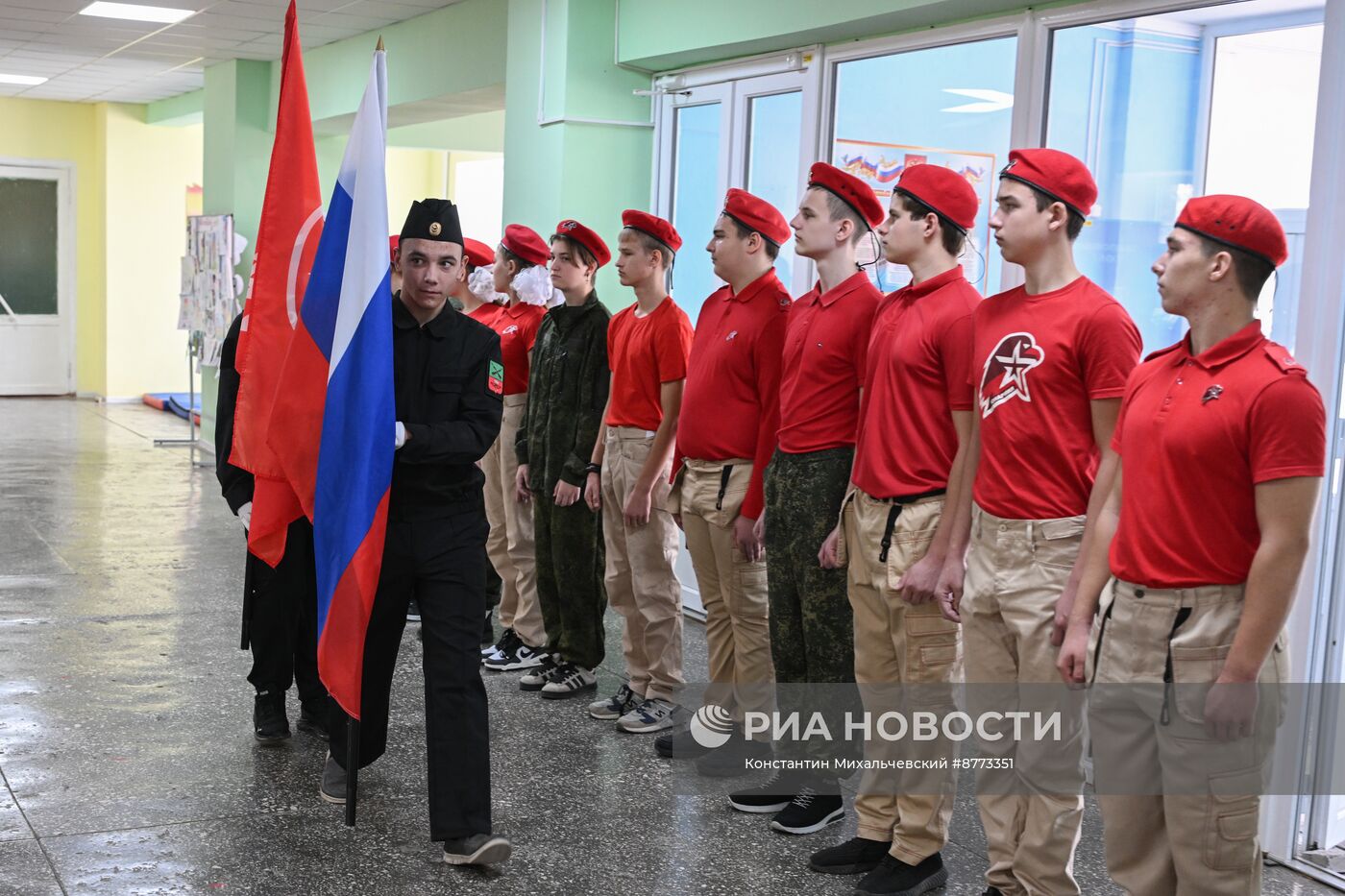 Посвящение в юнармейцы в Запорожской области