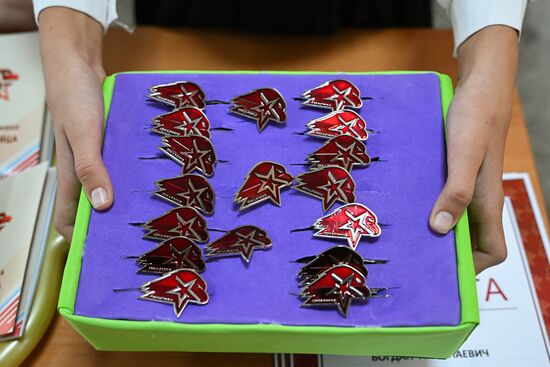 Посвящение в юнармейцы в Запорожской области