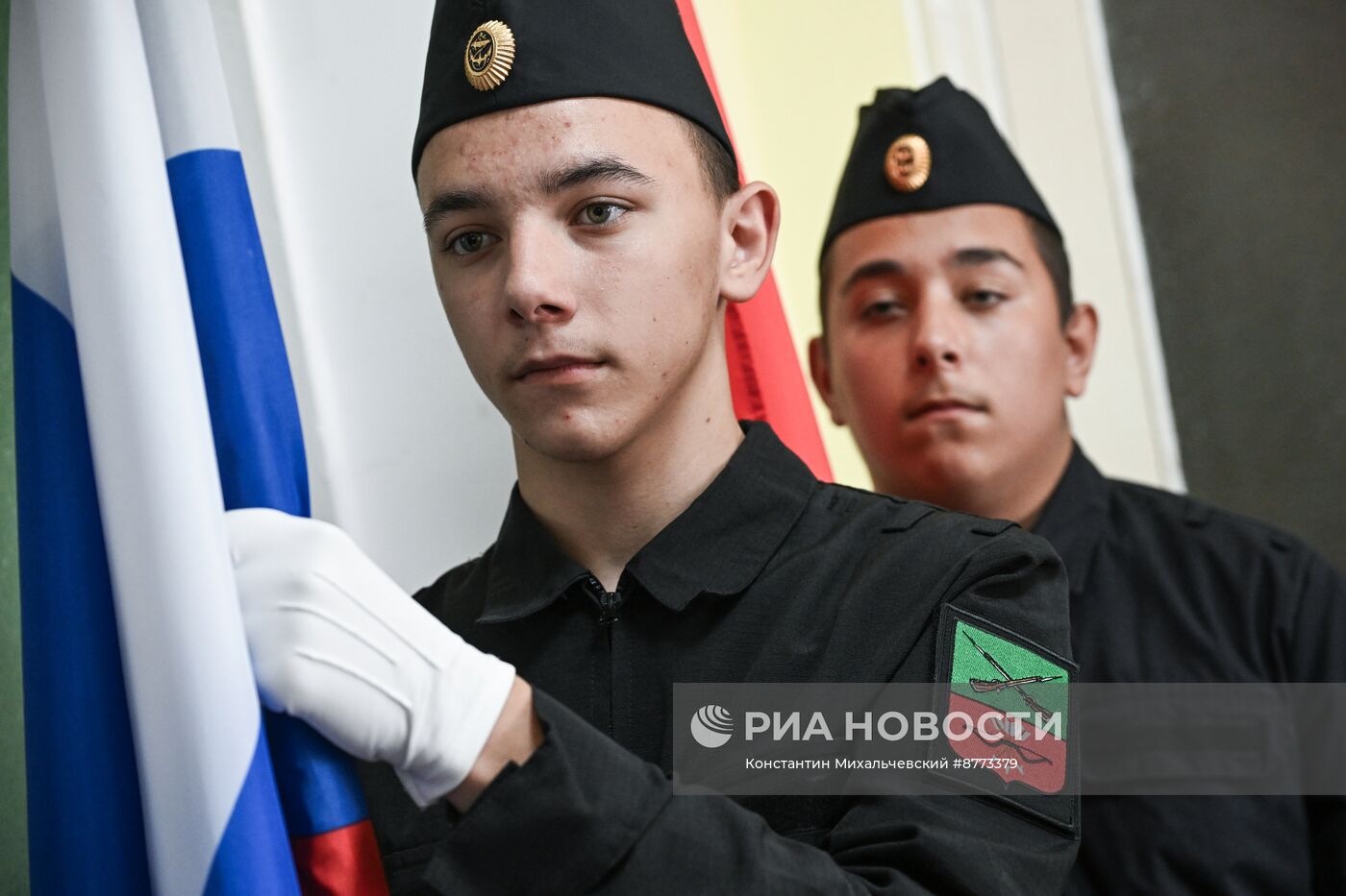 Посвящение в юнармейцы в Запорожской области
