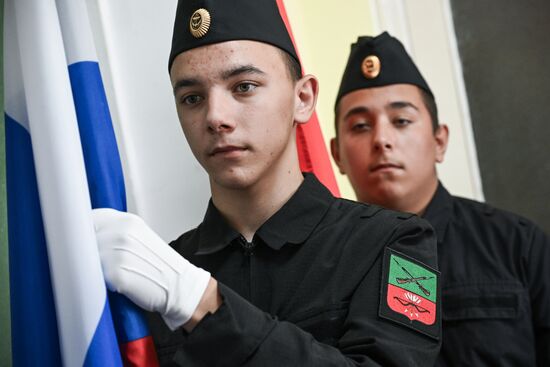 Посвящение в юнармейцы в Запорожской области