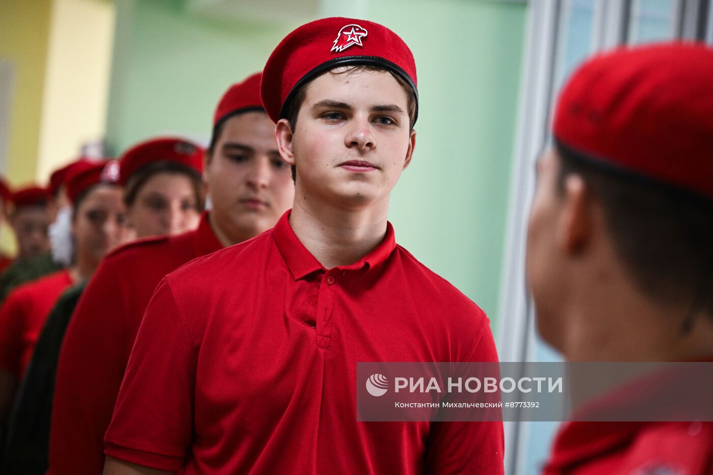 Посвящение в юнармейцы в Запорожской области