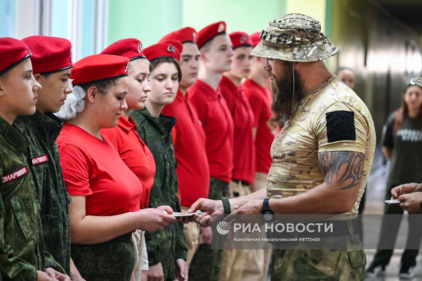Посвящение в юнармейцы в Запорожской области