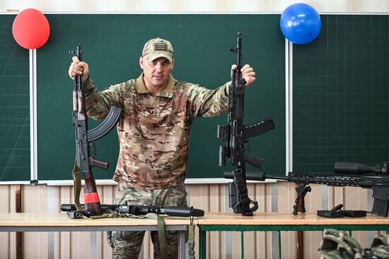 Посвящение в юнармейцы в Запорожской области