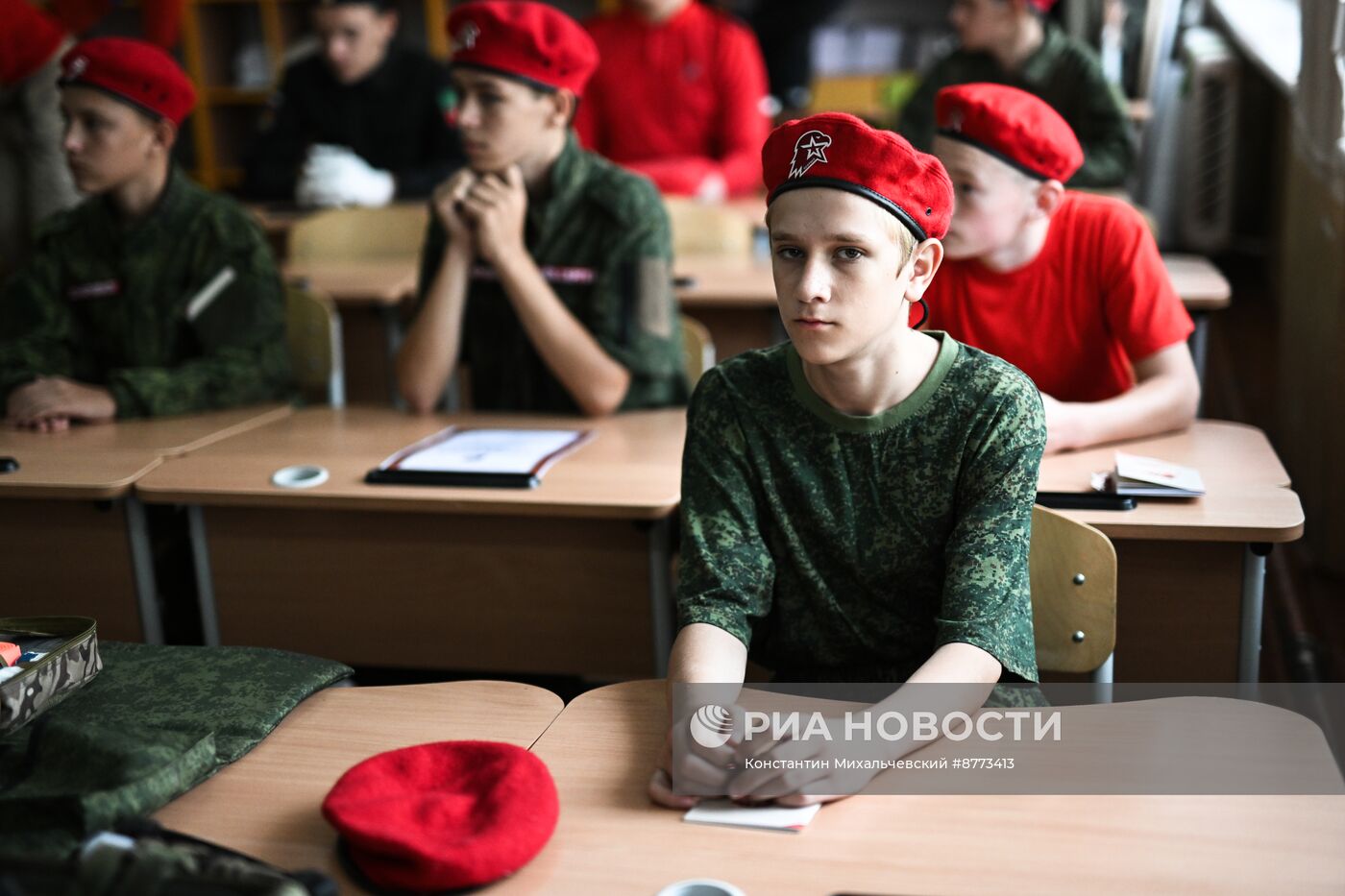 Посвящение в юнармейцы в Запорожской области