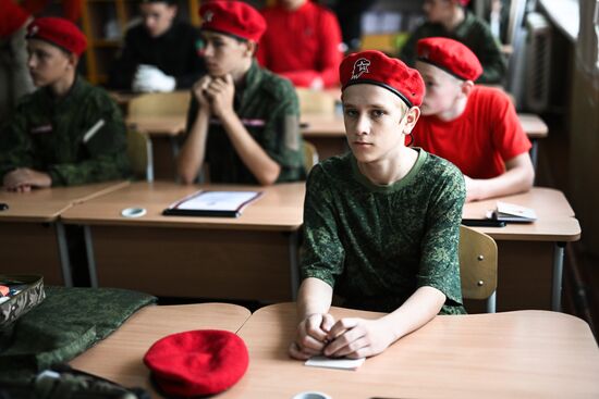 Посвящение в юнармейцы в Запорожской области