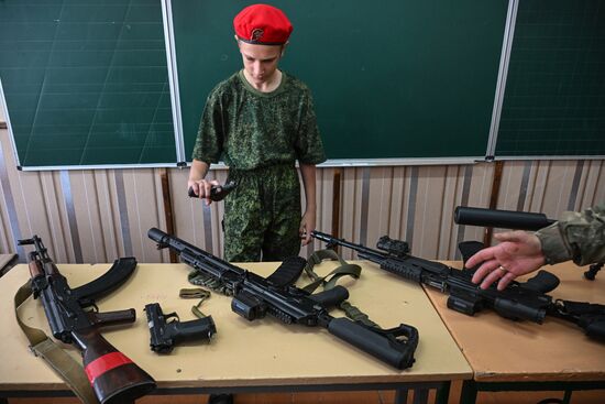 Посвящение в юнармейцы в Запорожской области