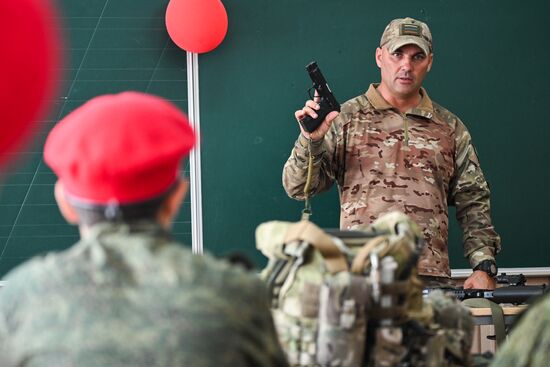 Посвящение в юнармейцы в Запорожской области