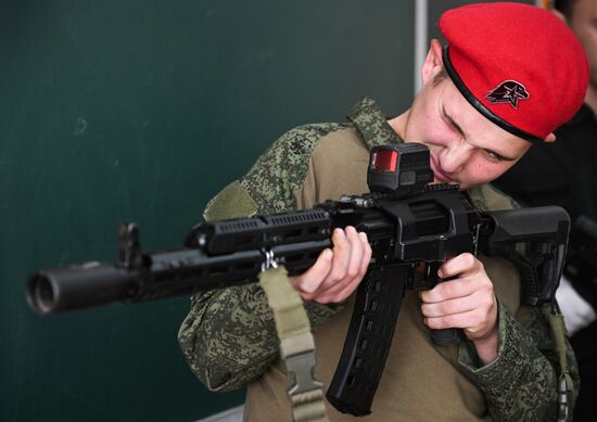 Посвящение в юнармейцы в Запорожской области