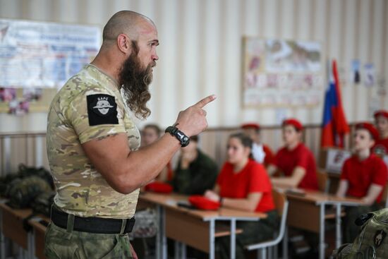 Посвящение в юнармейцы в Запорожской области