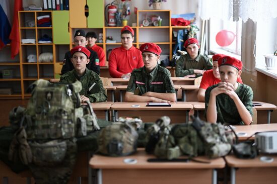 Посвящение в юнармейцы в Запорожской области