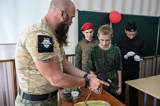 Посвящение в юнармейцы в Запорожской области