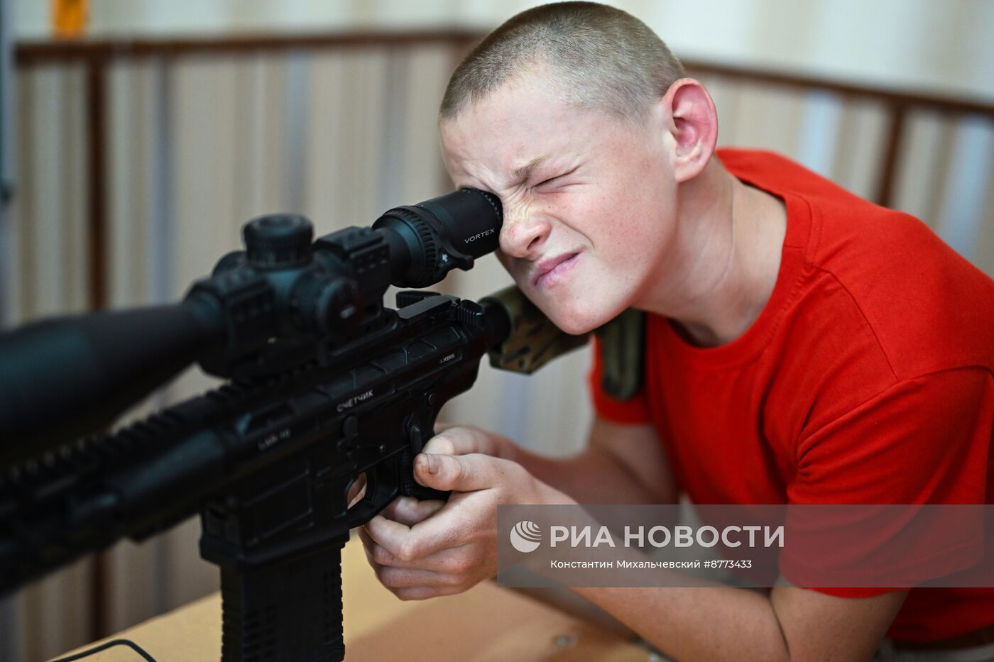 Посвящение в юнармейцы в Запорожской области