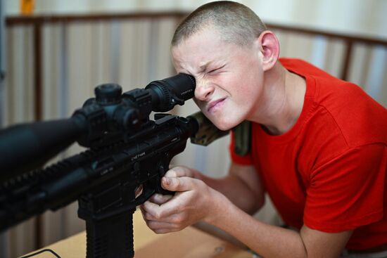 Посвящение в юнармейцы в Запорожской области