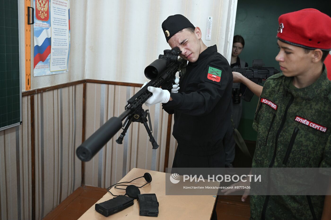 Посвящение в юнармейцы в Запорожской области