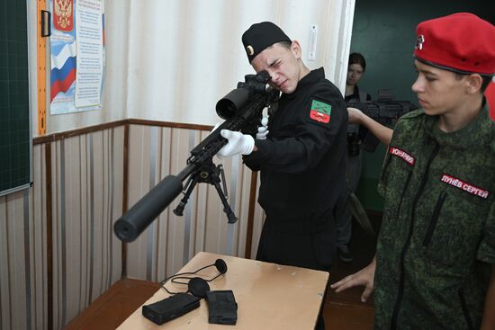 Посвящение в юнармейцы в Запорожской области