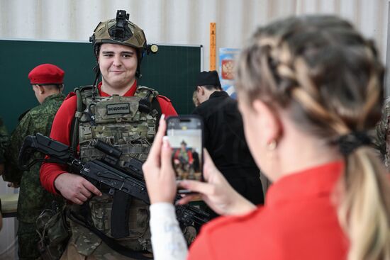 Посвящение в юнармейцы в Запорожской области