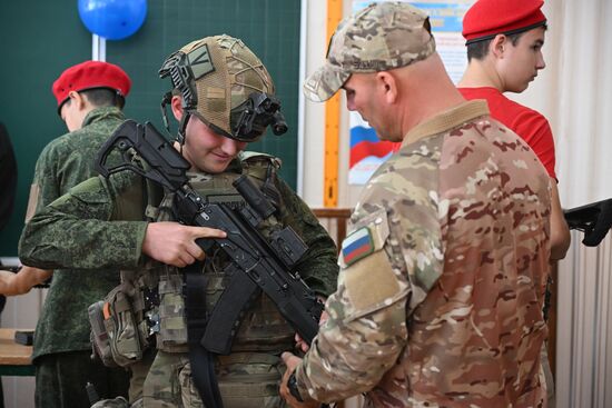 Посвящение в юнармейцы в Запорожской области
