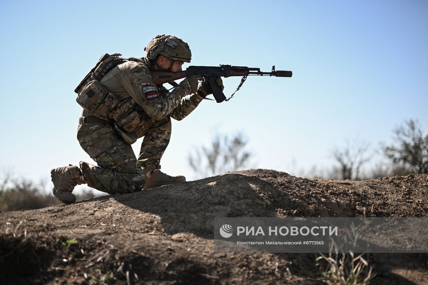 Штурмовые подразделения ВС РФ на Запорожском направлении отрабатывают штурм опорных пунктов и позиций противника