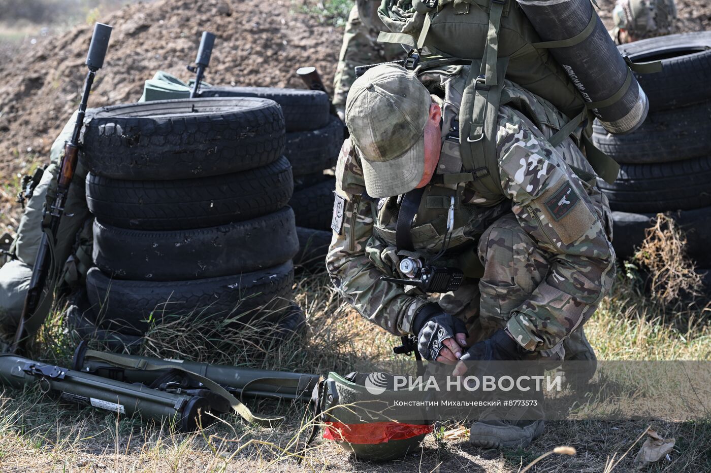 Штурмовые подразделения ВС РФ на Запорожском направлении отрабатывают штурм опорных пунктов и позиций противника