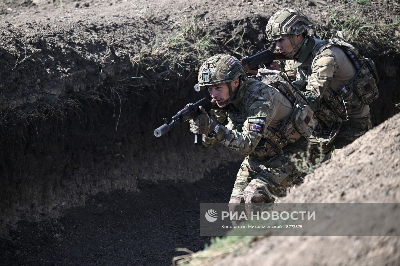 Штурмовые подразделения ВС РФ на Запорожском направлении отрабатывают штурм опорных пунктов и позиций противника