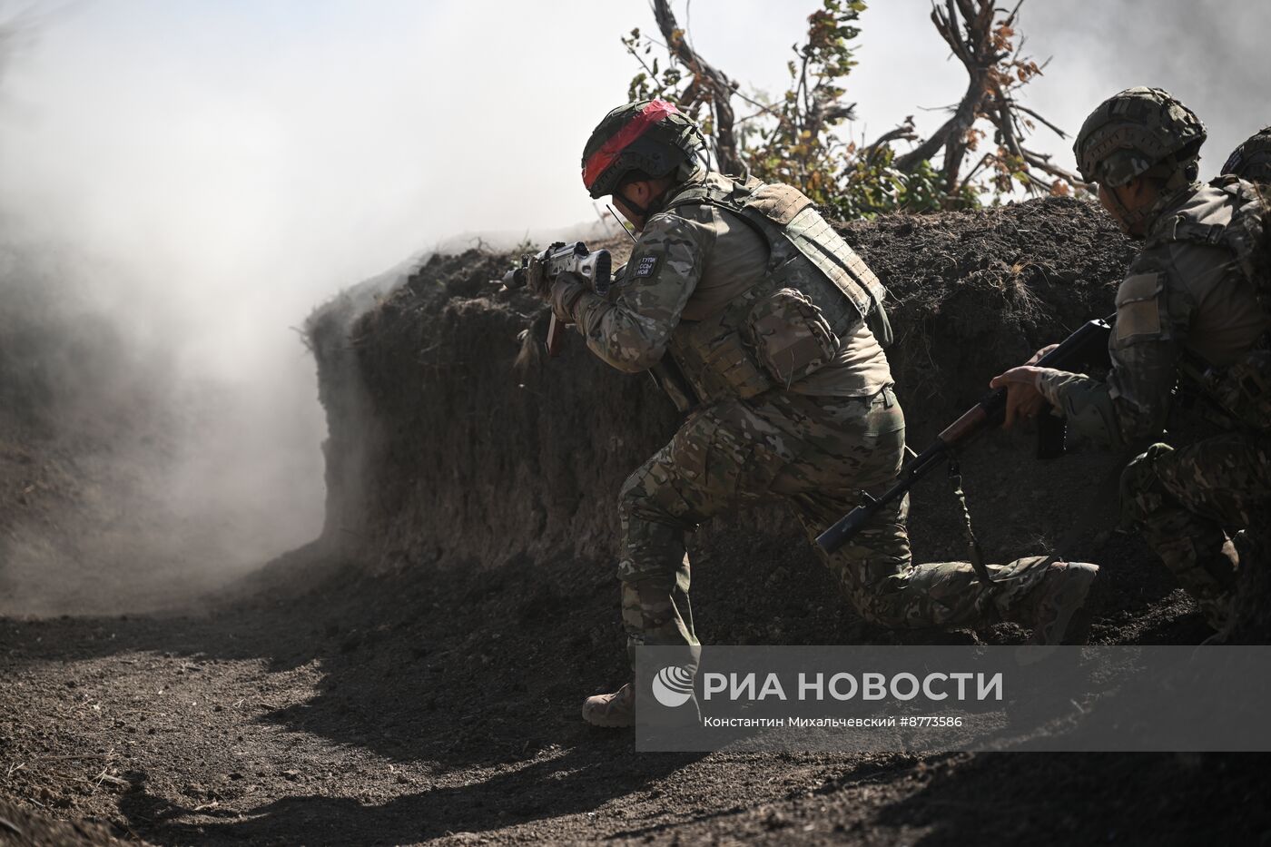 Штурмовые подразделения ВС РФ на Запорожском направлении отрабатывают штурм опорных пунктов и позиций противника