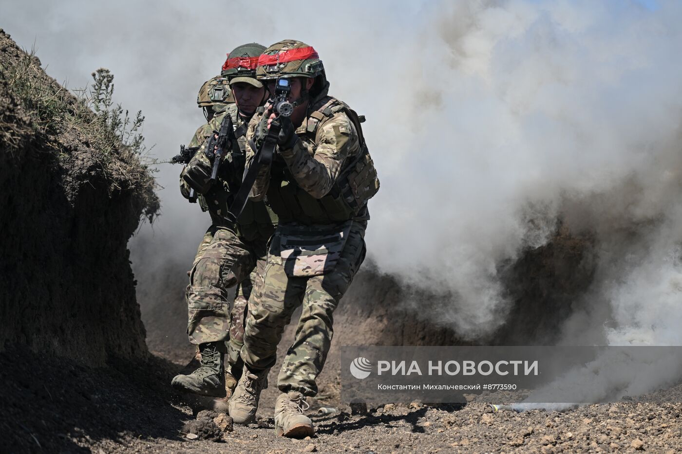 Штурмовые подразделения ВС РФ на Запорожском направлении отрабатывают штурм опорных пунктов и позиций противника