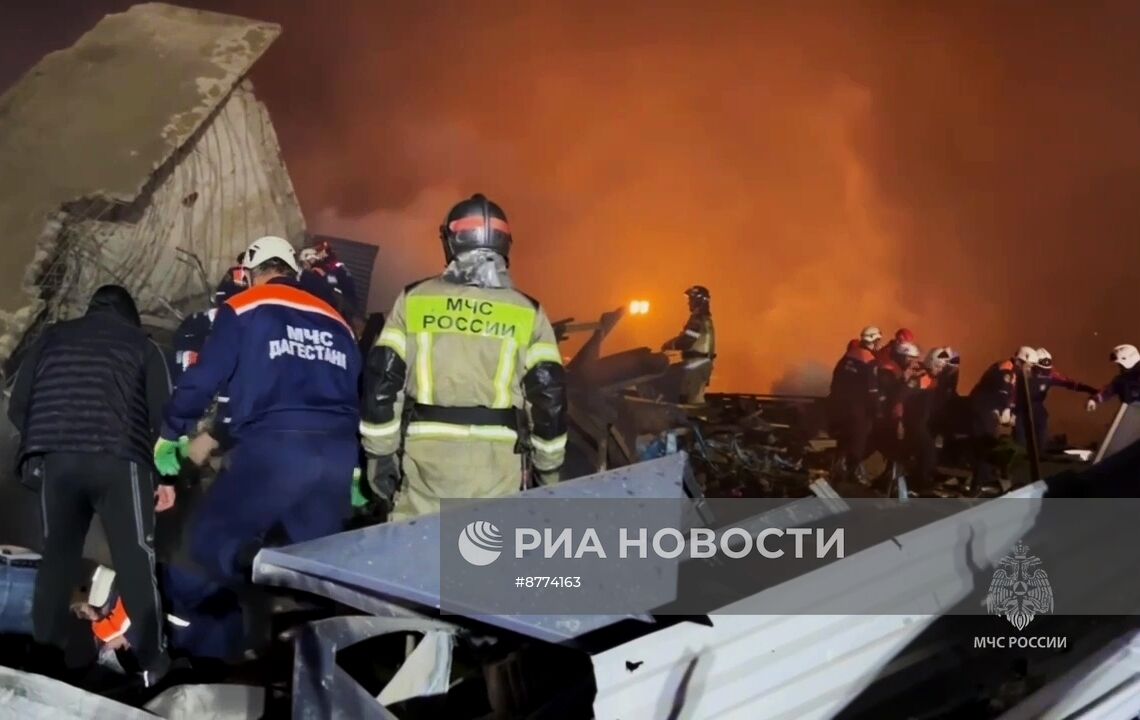 Взрыв на АЗС в Дагестане