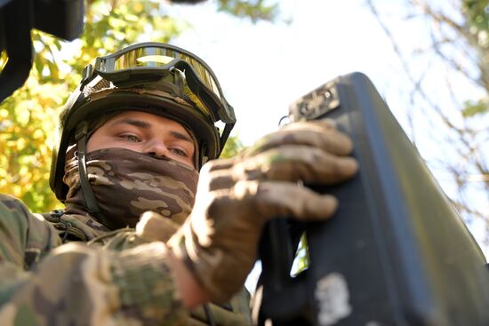 Боевое дежурство ЗРК "Тор" ЦВО на Авдеевском направлении в ДНР